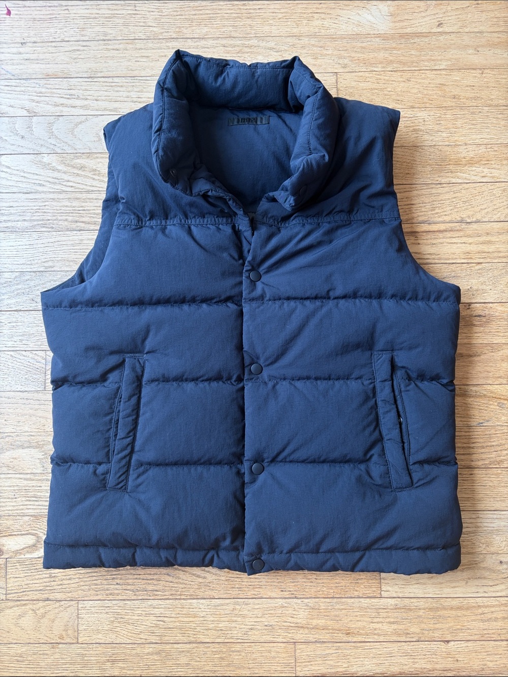 Uniqlo Women's Navy Quilted Puffer Vest